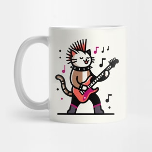 Cat Rock N Roll Mug